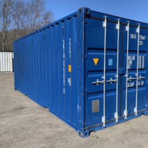 20′ x 8′ x 8.5′ Tall– New Shipping/Storage Container – Wind and Watertight – Blue
