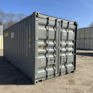 20′ x 8′ x 8.5′ Tall– New Shipping/Storage Container – Wind and Watertight – Gray