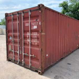 20′ x 8′ x 8.5′ Tall –Used Shipping / Storage Container-Wind and Watertight – Bricks