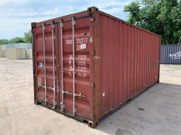 20′ x 8′ x 8.5′ Tall –Used Shipping / Storage Container-Wind and Watertight – Bricks