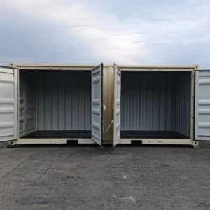 20ft New Open Side Two Doors Shipping Container