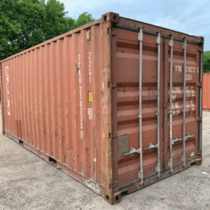 20ft Used Shipping & Storage Container – Wind & Watertight, Brick